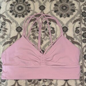 Lululemon Lavender Strappy Sports Bra